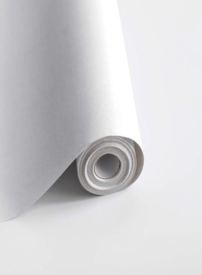 WALLFLY Kitchen Wallpaper Funriture Liner-A2 White Solid Contact Matte Wallpaper| Self Adhesive Removable Waterproof Decal Cabinet Film (2 Ft X 6 Ft White) - Image 1